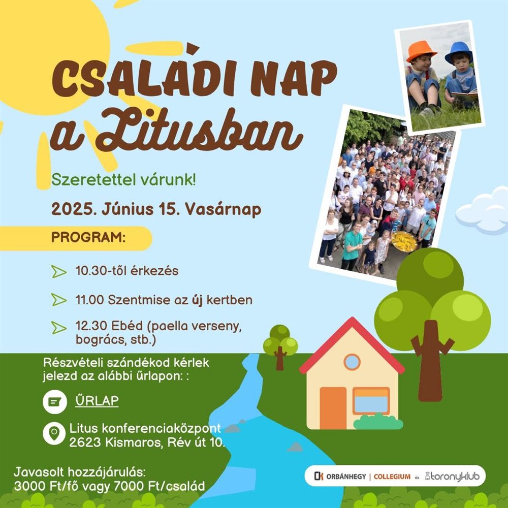Családi nap a Litusban plakátja